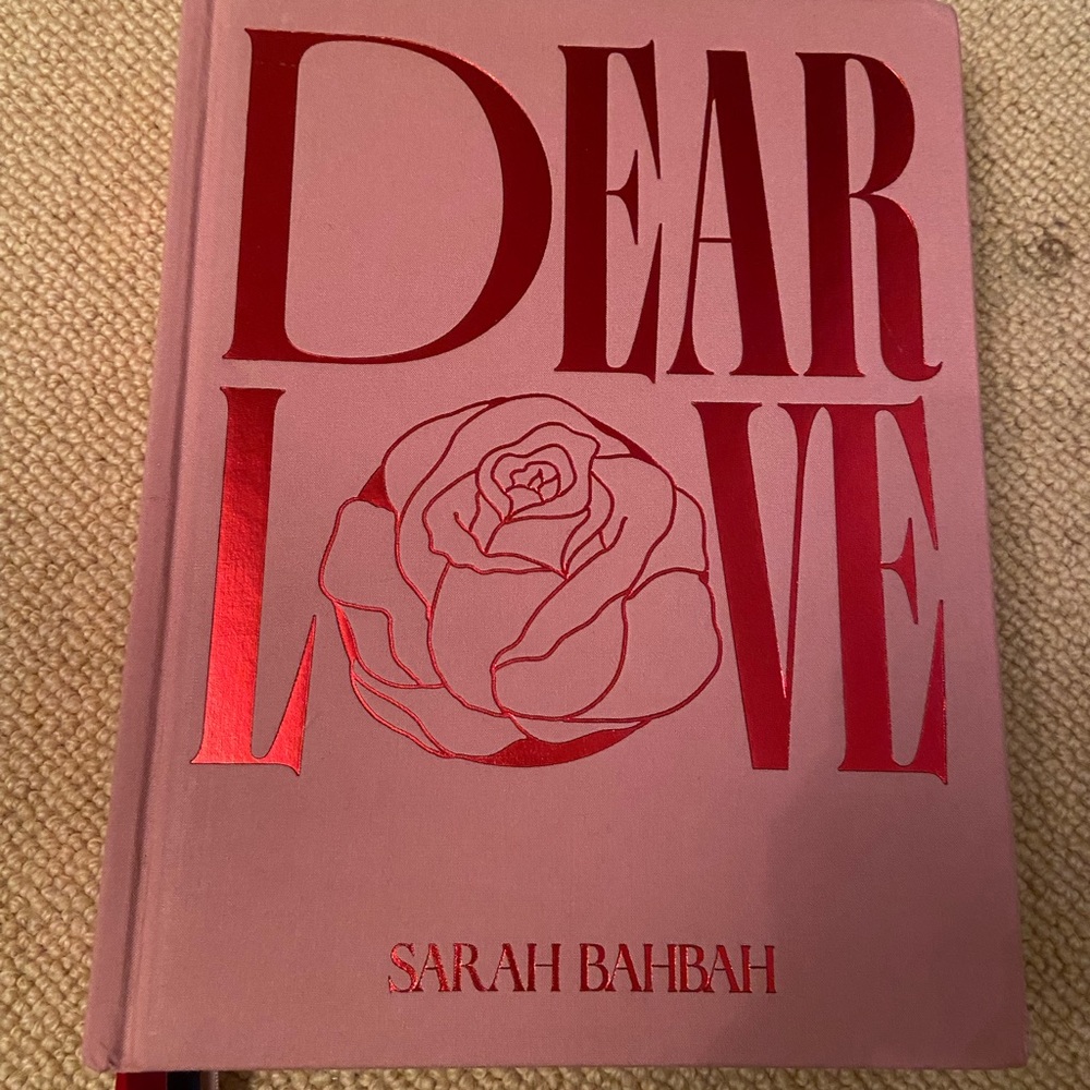 Sarah Bahbah Dear Love book.